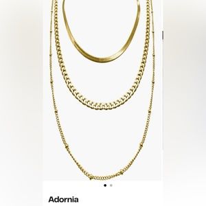 Adornia Layered Chain Necklace